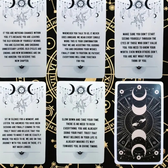 New TRAVEL Size Spirit Messages Oracle Deck-54 Cards  Helps with GRIEF & LOSS - Picture 2 of 3